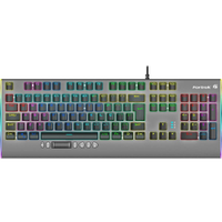 Teclado Mecânico Fortrek Cruiser Switch KRGD Crystal RGB C/Fio Grafite