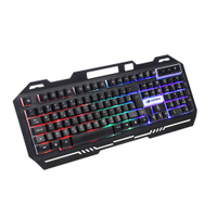 Teclado Membrana C3Tech KG-40BK Led Multicolors C/Fio Preto