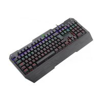 Teclado Mecânico T-Dagger Battleship Rainbow C/Fio Preto