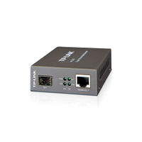 Conversor de Mídia TP-LINK MC220L Fibra Óptica Gigabit 10/100/1000Mbps Multi Modo/Modo único