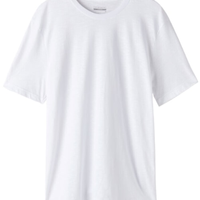 Camiseta Em Algodão Slub - Branco