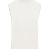 Blusa Feminina Gola Alta Puro Cashmere - Off White