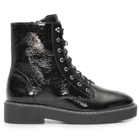 Bota Feminina Coturno Bel Knit - Preto