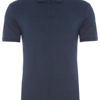 Polo Masculina Manga Curta Supersoft- Azul
