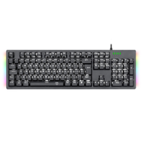 Teclado Mecânico T-Dagger Bermuda Switch Azul RGB C/Fio Preto