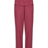 Calça Feminina Linho Botões Frente - Rosa