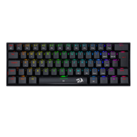 Teclado Mecânico Redragon Dragonborn Switch Red RGB C/Fio Preto
