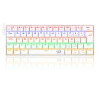 Teclado Mecânico Redragon Lakshmi Switch Blue Rainbow C/Fio Branco