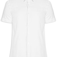 Camisa Masculina Manga Curta - Branco