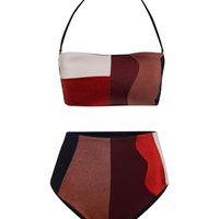 Calcinha biquíni Hot Pant Waves Preto