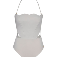 Maiô Conchas Off White