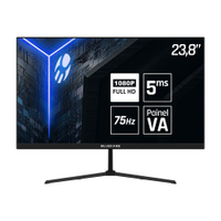 Monitor Gamer Bluecase 23,8" 1080p Full HD 75Hz 5ms HDMI VGA Painel VA Preto - BM24FFH1GW