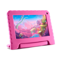 Tablet Multilaser Kid Pad NB379 Quad Core 1GB RAM Android 11 Go 2MP 32GB Tela 7" - Rosa