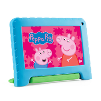 Tablet Multilaser Peppa Pig NB375 Quad Core 1GB RAM Android11 Go 2MP Tela 7" 32GB Bluetooth - Azul