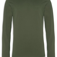 Camiseta Masculina Manga Longa Heavy Knit - Verde