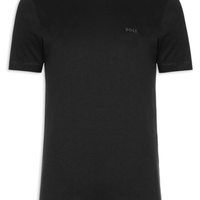Camiseta Masculina Manga Curta Logo Estampado Thompson - Preto