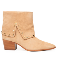 Bota Feminina Suede - Bege