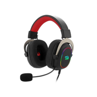 Headset Gamer Redragon Zeus X RGB USB 7.1 Áudio H510 - Preto/Vermelho