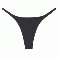 Calcinha De Biquíni Modelo Exclusivo Brasil - Preto