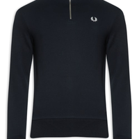 Blusa Masculina Moletom Half Zip - Azul