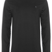 Camiseta Masculina Manga Longa Logo - Preto