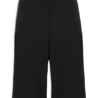 Bermuda Feminina Tricot - Preto