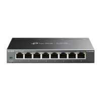 Switch TP-Link TL-SG108E 8 Portas Gigabit 10/100/1000 Mbps Não Gerenciável