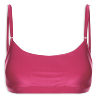 Top Alça Reta Liso - Rosa
