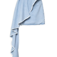 Saia Babado Jeans - Azul