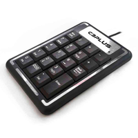 Teclado Numérico C3Tech KN-11BK C/Cabo Preto