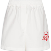 Shorts Feminino Tricoline Flat Polly - Branco