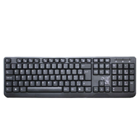 Teclado Membrana Maxprint Básico 608088 C/Fio Preto
