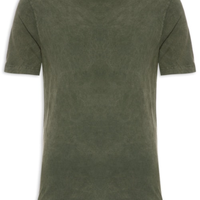 Camiseta Masculina Washed - Verde