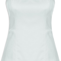 Blusa Feminina Sem Manga Com Recortes - Cinza