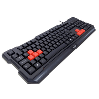 Teclado Membrana Genius Scorpion K210 LED C/Fio Preto