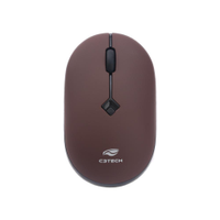 Mouse Sem Fio C3Tech M-W60RD USB 1600 DPI RC Nano - Preto/Vermelho