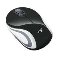 Mini Mouse sem Fio USB para Notebook Logitech M187 Preto