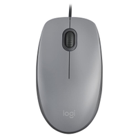Mouse Logitech M110 Silent USB 1000 DPI Clique Silencioso - Cinza