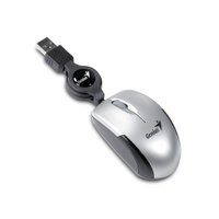 Mouse Genius USB Micro Traveler Prata -1200DPI - 31010100135