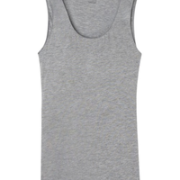 Blusa De Alças Largas Em Modal Cashmere Ultralight - Cinza
