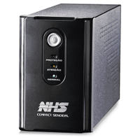 Nobreak NHS Compact Senoidal 1000VA E.Bivolt S.120V ou Conf 220V Bat 2x7Ah/24V 8 tomadas - 91.A0.010700