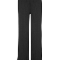 Calça Feminina Pantalona De Tricot - Preto