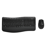 Kit Teclado Multimidia e Mouse Microsoft Wireless Comfort 5050 Preto PP4-00005