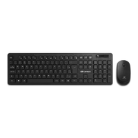 Kit Teclado e Mouse C3Tech Wireless Plug and Play ABNT2 1000 DPI Preto - K-W20BK