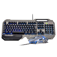 Kit Teclado e Mouse Gamer Warrior TC223 USB LED Color Multilaser