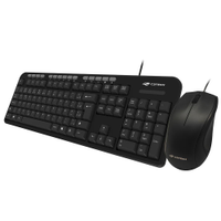 Kit Teclado e Mouse C3Tech KT-100BK Multimídia - Preto