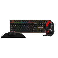 Kit Gamer KWG Aries M1 Lite Teclado + Mouse + Mouse Pad + Headset Aries M1 Lite