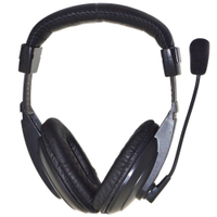 Headset Profissional Maxprint C/ Microfone ajustável P2 Preto - 6011444