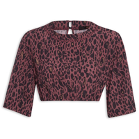 Camiseta Feminino Cropped Onça Elixer Color - Animal Print