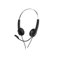 Headset Genius HS-220U Com Microfone Com Fio Cabo 1,8m Controle de volume - 31710020400